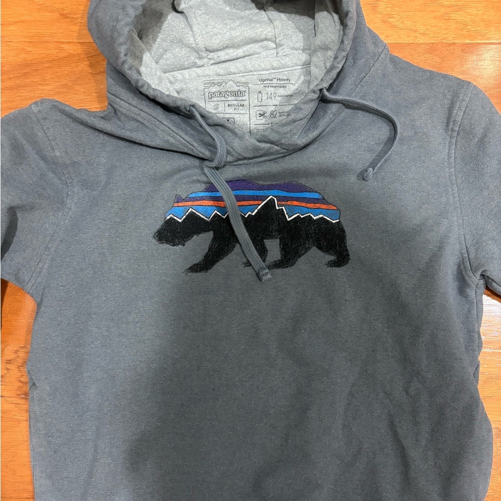 Patagonia Gray Mountain Bear Sweater
